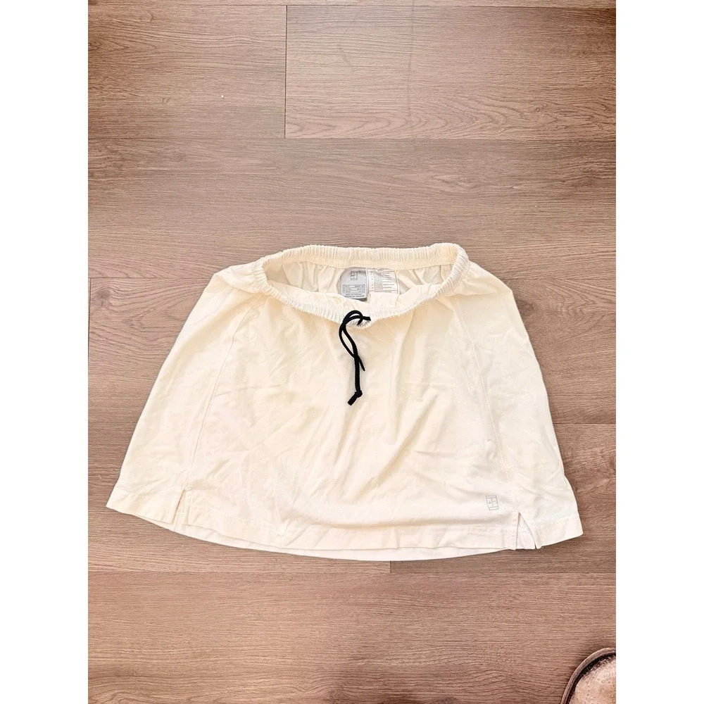 Vintage NIKE dri fit‎ challenge cream off white small skirt women's tennis golf